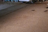 Под Саратовом водитель иномарки снес мусорные баки и сбежал