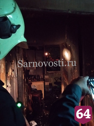 В квартире после пожара нашли тело пьющего жителя Саратова