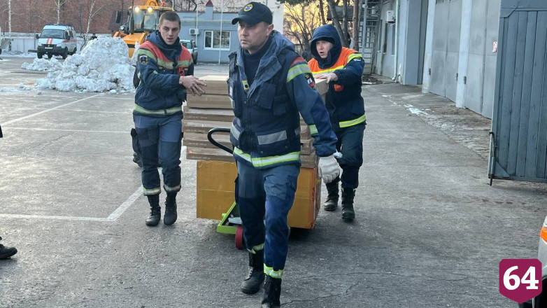 По поручению губернатора саратовским бойцам отправили квадракоптеры и снегоболотоход