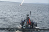 В Саратове шведская амфибия чистит Волгу от водорослей 