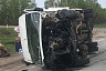 Пять человек пострадали в массовом ДТП с рейсовым автобусом под Саратовом