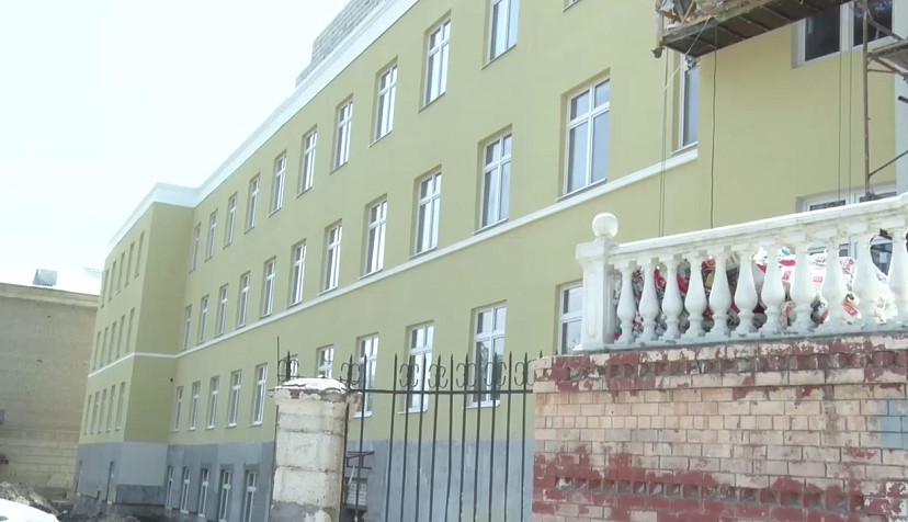 В будущем корпусе саратовской школы началась чистовая отделка