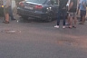 В Саратове пьяный водитель иномарки сбил пешехода и врезался в кучу щебня