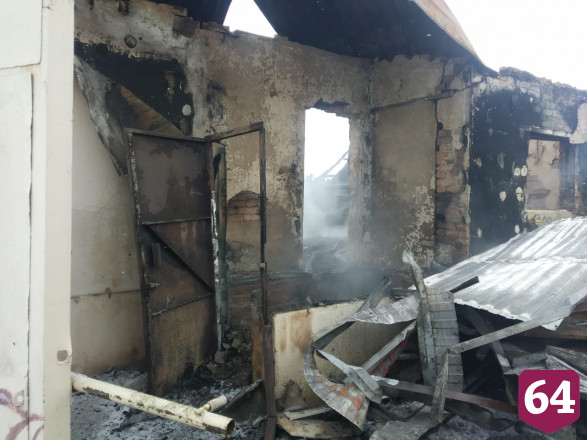 На пожаре в доме сгорел мужчина 