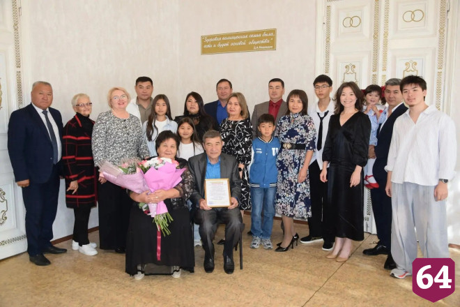 Многодетные супруги из Саратовской области отметили 50-летие совместной жизни 