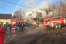В Саратове горел 2-этажный дом