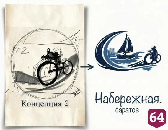 В Саратове разработали концепции логотипа набережной