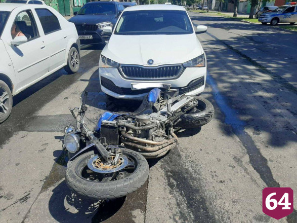 Мотоциклист покалечился в тройном ДТП на Соколовой 