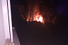 Ночной пожар у горпарка уничтожил нежилой дом