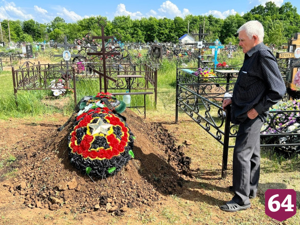 Саратовцы простились с погибшим в сражении за Артемовск бойцом
