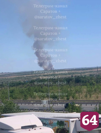 Ленинский район заволокло дымом из-за возгорания мусора
