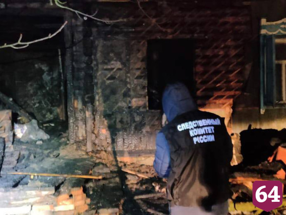Под Саратовом мужчина погиб на пожаре 