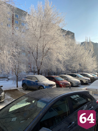 Саратовцы делятся в сети фотографиями первых заснеженных пейзажей