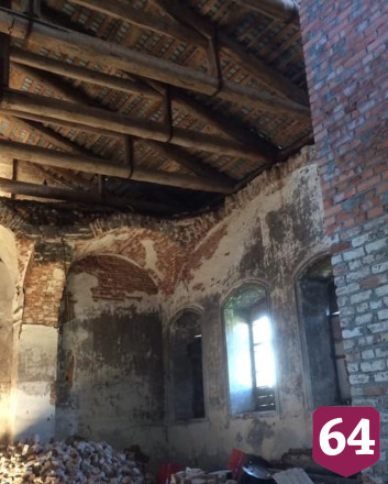 Саратовцы самостоятельно восстанавливают старинный храм в селе Лох