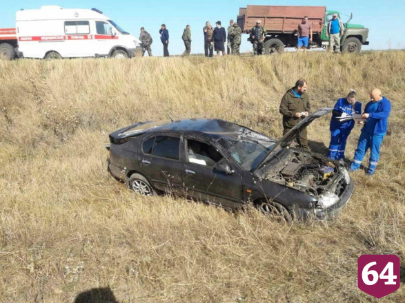 При опрокидывании иномарки в кювет погиб мужчина