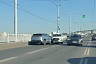 Дорожные аварии привели к заторам на мосту «Саратов - Энгельс» 