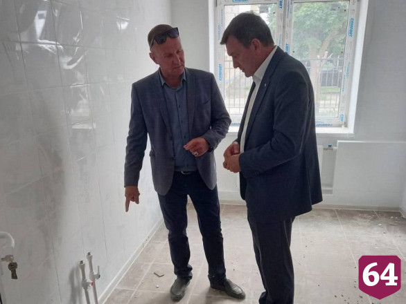 В Саратове завершают отделку в новой поликлинике 