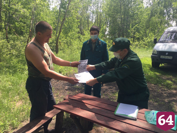 В саратовском лесу любителей пикников искал беспилотник