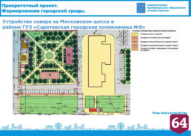 В Саратове рядом с домом для переселенцев благоустроят сквер