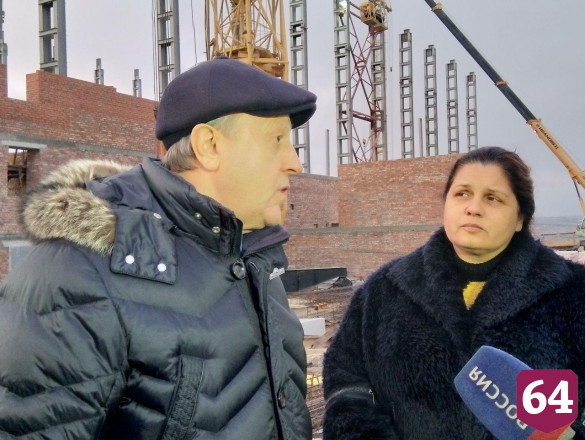 Радаеву доложили о темпах строительства Дворца водных видов спорта 