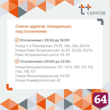 Тысячи саратовцев встретили день без холодной и горячей воды 
