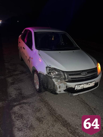 Под Саратовом водитель «Гранты» сбил пешехода