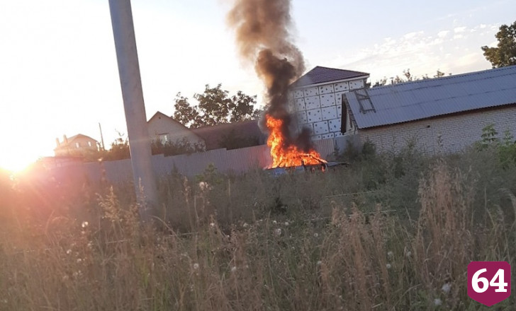В Заводском районе сгорела «Лада» 