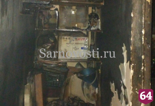 Инвалид сгорела в квартире, пока внучки не было дома