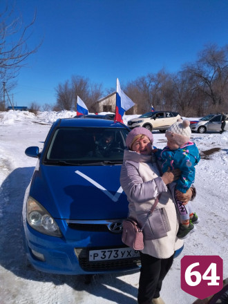 В Саратовской области прошел автопробег Z под легендарную «Катюшу»