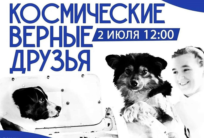 В Парке покорителей космоса устроят представление с дрессированными собаками 