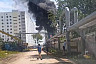В Энгельсе произошел пожар на стройплощадке