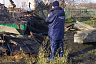Молодая мать не смогла отыскать в полыхающем доме дочь и сына 