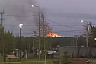 Крупный пожар в Заводском районе наблюдали с набережной Саратова