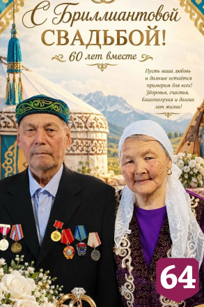 Бриллиантовых юбиляров из Саратовской области радуют 13 внуков и 13 правнуков