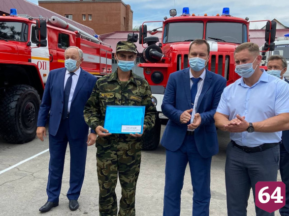 После прямой линии губернатора отдаленному району купили пожарную машину