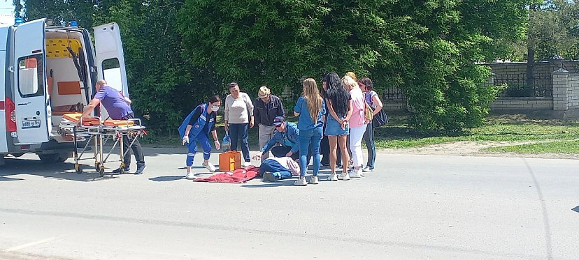 На Волжской иномарка сбила пенсионерку