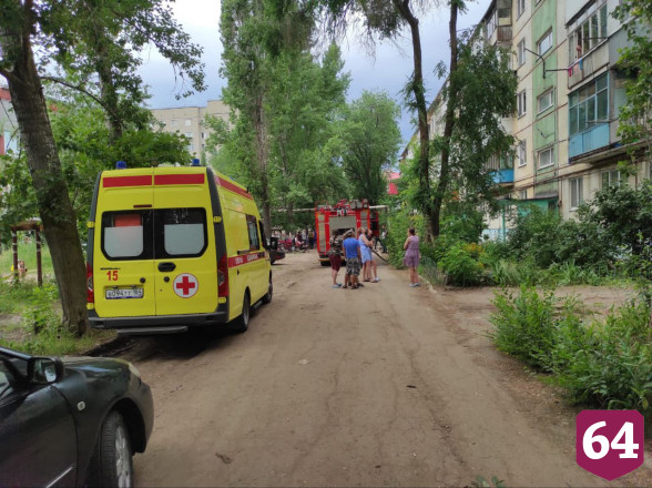 На пожаре в Энгельсе погибли два человека