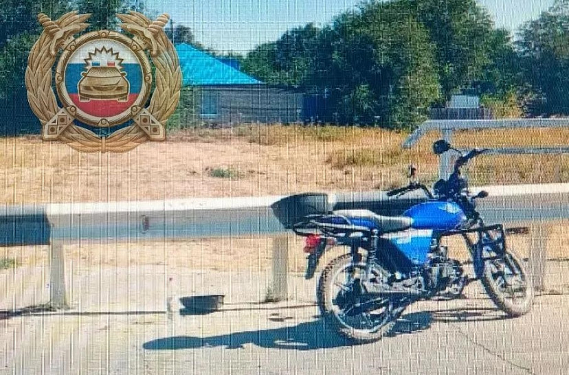 В Саратовской области мотоциклист протаранил дорожное ограждение