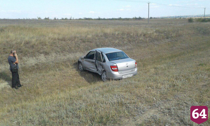 В аварии возле кладбища ранен водитель «Гранты»