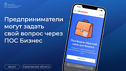 Предприниматели Саратовской области могут задать вопросы через ПОС Бизнес