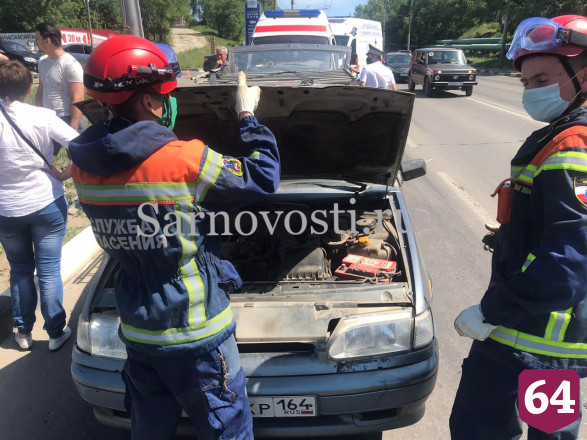 В столкновении легковушек на Московском шоссе ранена 3-летняя девочка