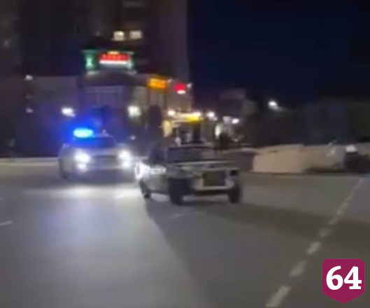 В Саратовской области «бродяги» на кабриолете уходили от полицейской погони