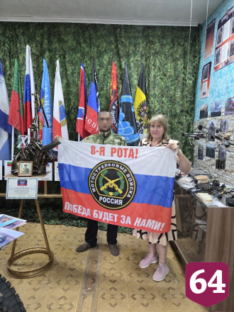 Саратовский боец с позывным «Шейх» в отпуске навестил родную школу