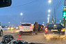 Незначительная авария блокировала движение в Юбилейный