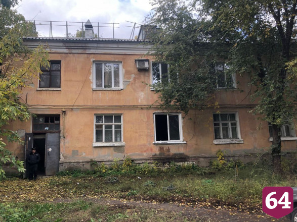 В Саратове из горящего дома эвакуировали 6 человек