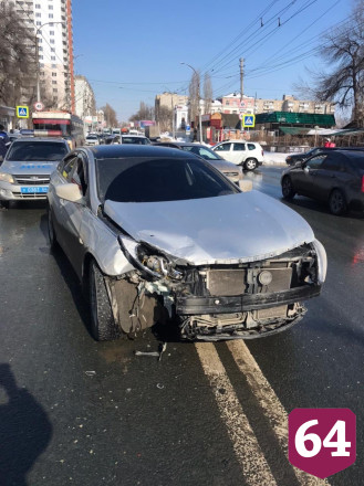 В аварии на улице Кавказской травмировался мужчина