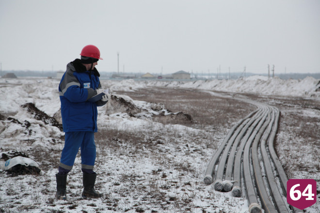 Под Энгельсом началось строительство межпоселкового газопровода к селу Подгорное