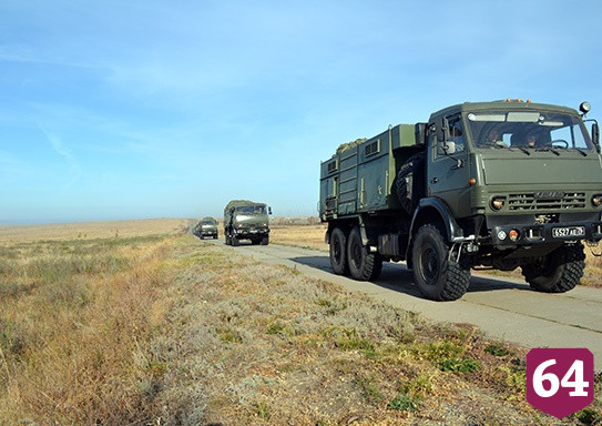 Военные проводят в Саратовской области масштабные учения
