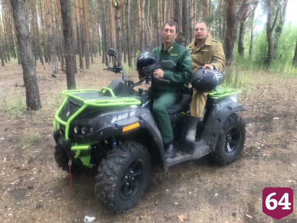 Саратовские леса патрулируют пожарные на квадроциклах