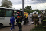 В Саратове маршрутка с пассажирами протаранила столб 